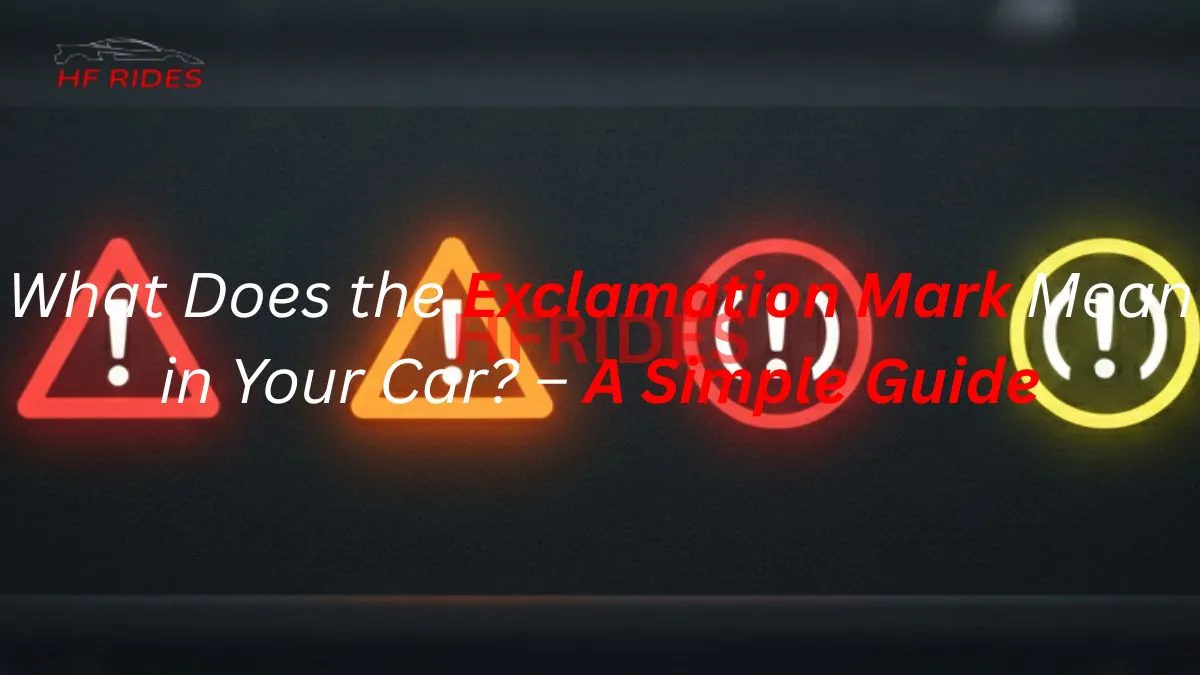 4 exclamation marks on a dashboard - What does exclamation mark mean in car.