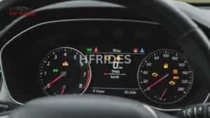  Dashboard of a car featuring a speedometer and various gauges for monitoring vehicle performance. - common dashboard warning lights