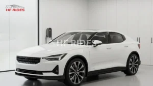 Professional wheel alignment on a car in a clean garage for tire rotation maintenance. - How to rotate tires on a front wheel drive car